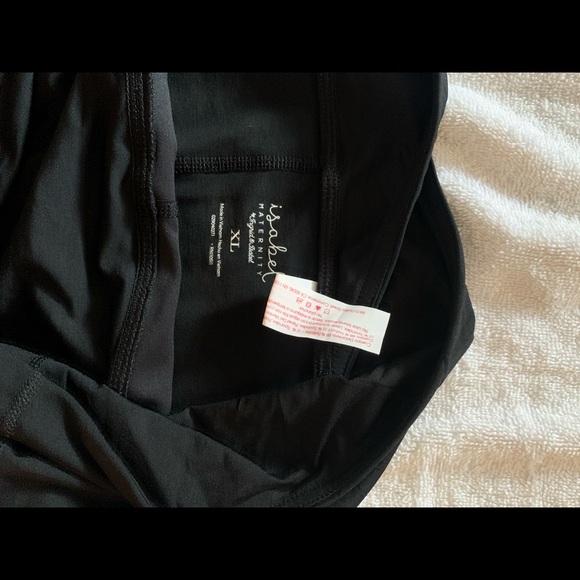 NWT Isabel Ingrid maternity black leggings size XL - Picture 4 of 10